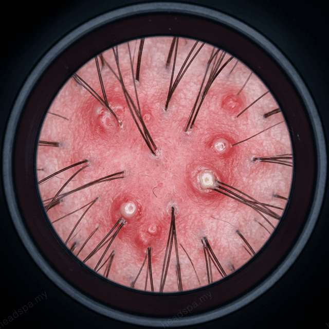 Scalp Heat Rash & Folliculitis - Clinical View