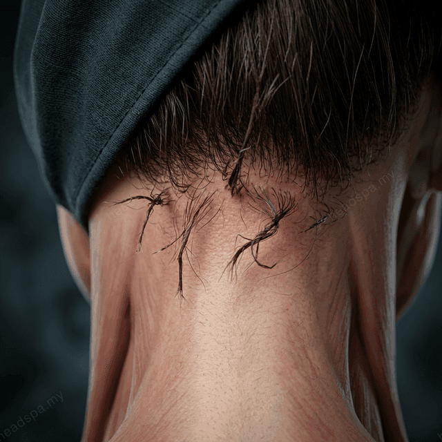 Friction Hair Shaft Damage - Clinical Fracture