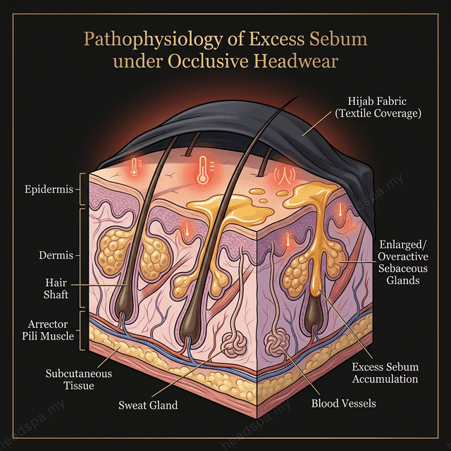 Accelerated Sebum & Scalp Odour - Follicle Anatomy