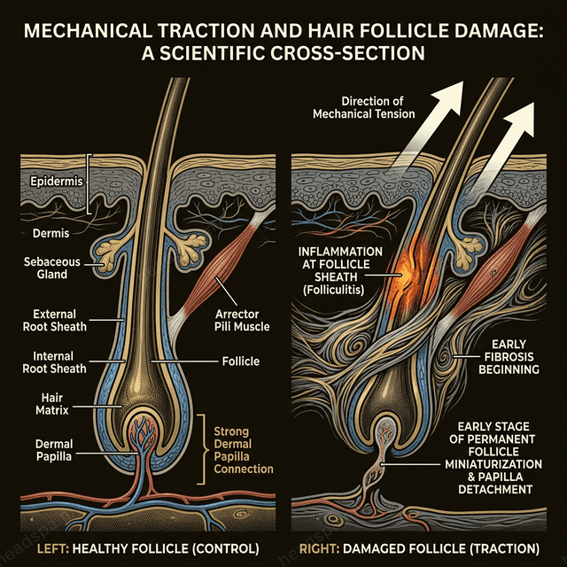 Traction Alopecia - Follicle Stress