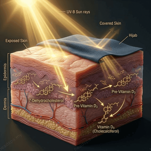 Vitamin D-Related Hair Shedding - Synthesis Blockade