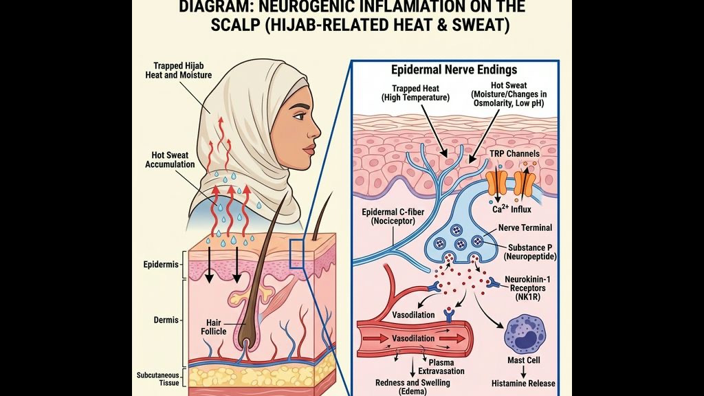 Keradangan Neurogenik: Pelepasan Substance P pada Saraf Epidermis