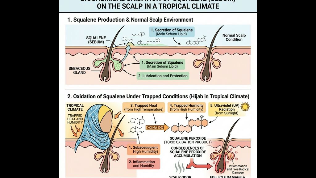 Proses Pengoksidaan Squalene Menjadi Toksik di Bawah Haba