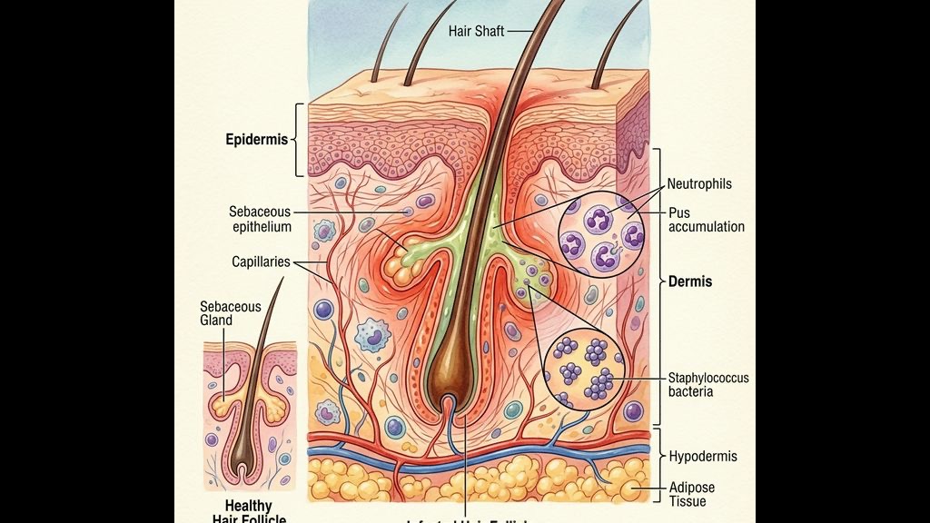 Scalp Folliculitis Anatomy